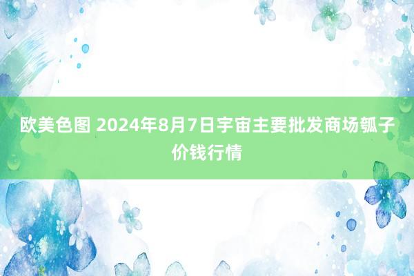 欧美色图 2024年8月7日宇宙主要批发商场瓠子价钱行情